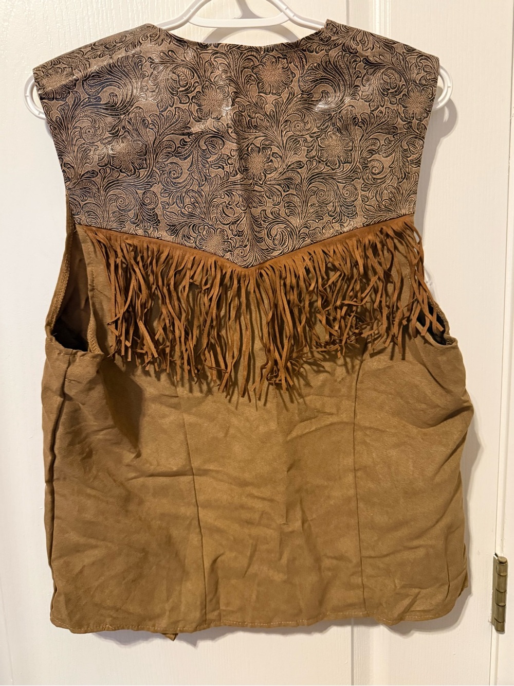 Spirit Western Cowboy Kit - Brown Vest with Red Bandana - Picture 5 of 8